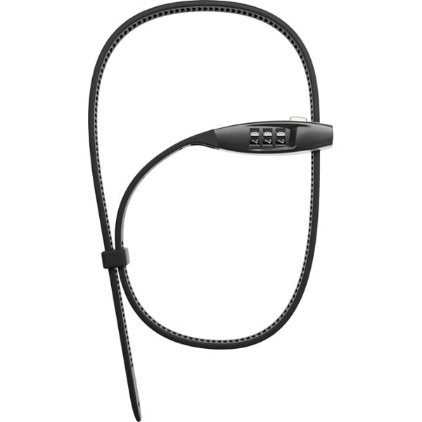 ANTIVOL VELO CABLE ABUS A CODE COMBIFLEX TRAVELGUARD NOIR