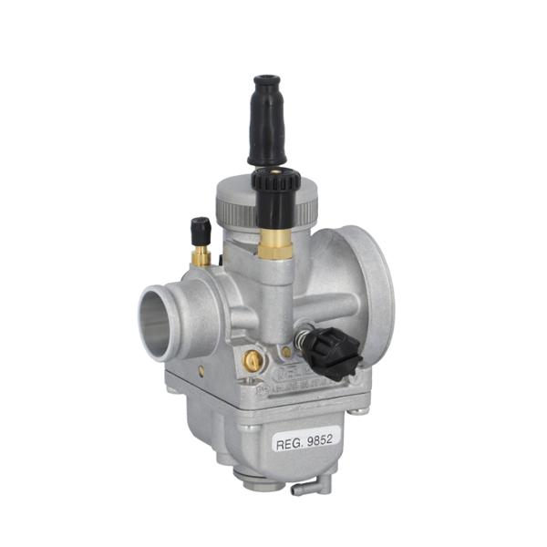 CARBURATEUR DELLORTO PHDG 24 AN MONTAGE SOUPLE STARTER TIRETTE (DEPRESSION / GRAISSAGE)