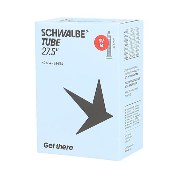 BICYCLE INNER TUBE 27.5 X 1.50-2.40 (650B - 40/62-584) PRESTA VALVE SCHWALBE STANDARD SV14