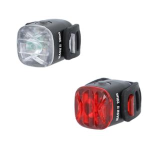 ILUM BICICLETA DELANTERA+TRASERA RECARG USB-C KHEAX NASH II 50/20L MODO CONTINUO/MODO FIJO
