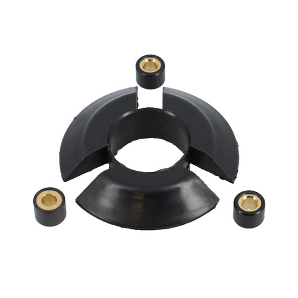 RAMPE / CAGE A 3 GALETS VARIATEUR CYCLO ADAPT. MBK 51 (PLASTIQUE) AVEC GALET 15X12 8.5G