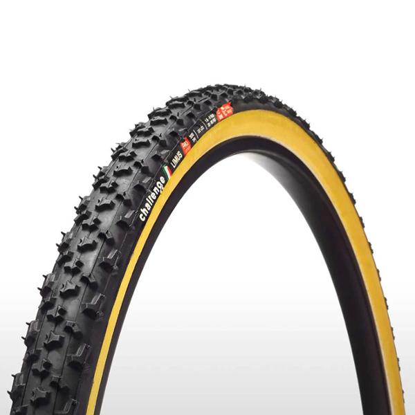 TYRE SEW-UP -CYCLOCROSS- 700X33 CHALLENGE LIMUS PRO BLACK/BEIGE 475g (TPI 300) (33-622)