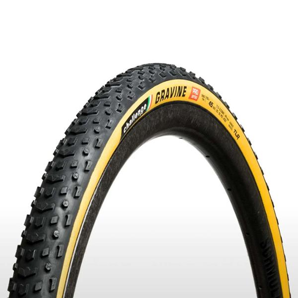 TYRE -GRAVEL- 700X45C TS CHALLENGE GRAVINE PRO TLR BLACK/BEIGE (45-622)