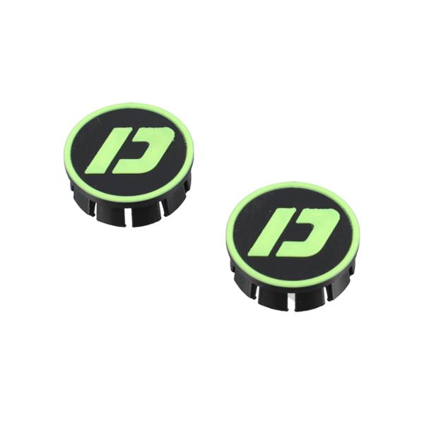 BOUCHON CADRE MECABOITE DOPPLER ADAPT. DERBI SENDA / APRILIA / GILERA NOIR / JAUNE FLUO