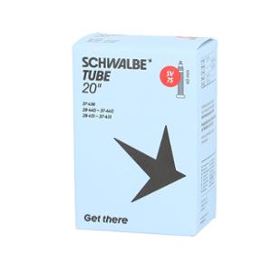 CHAMBRE A AIR VELO 20" X 1 1 / 8-1 3 / 8 (500A - 28 / 37-438 / 451) VP SCHWALBE STANDARD SV7S