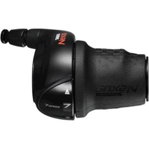 GEAR SHIFTER RIGHT ROTATING -MTB/HYBRID-  7 SPEED SHIMANO REVOSHIFT NEXUS 7 BLACK