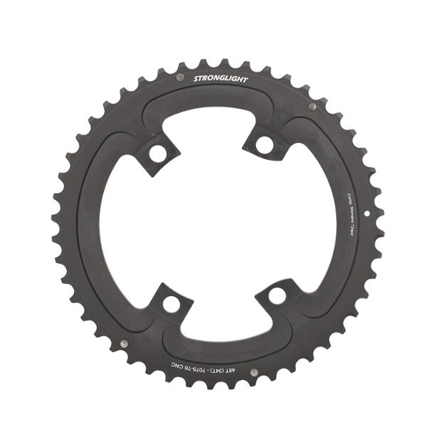 PLATEAU ROUTE DIAM 110 EXTER 48DTS NOIR STRONG (COMP. SHIM. ULTEGRA R7100) 12V. 4 BRANCHES
