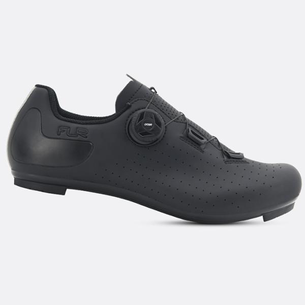 BICYCLE SHOES -ROAD- FLR F-3 T45 BLACK WITH TIGHTENING WHEEL    (PAIR)