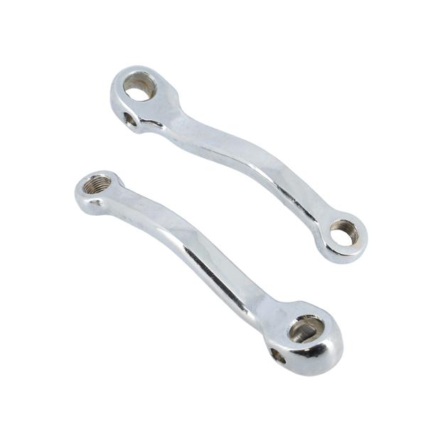 BIELA CICLOMOTOR ADAPTADOR MBK / PEUGEOT ACERO CROMADO 140MM (PR)