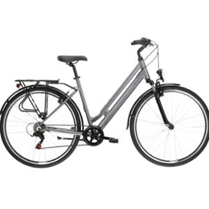 VELO VILLE  28" FEMME KROSS SENTIO 1.0 TAILLE M (20") ALUMINIUM GRAPHITE / GRIS