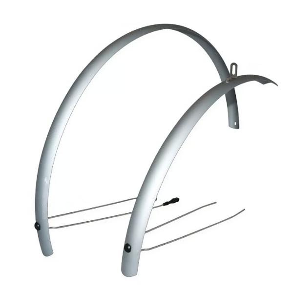 GARDE BOUE VTC 28'' STRONG R'LIGHT ALU A TRINGLES 55MM GRIS MAT (PR)