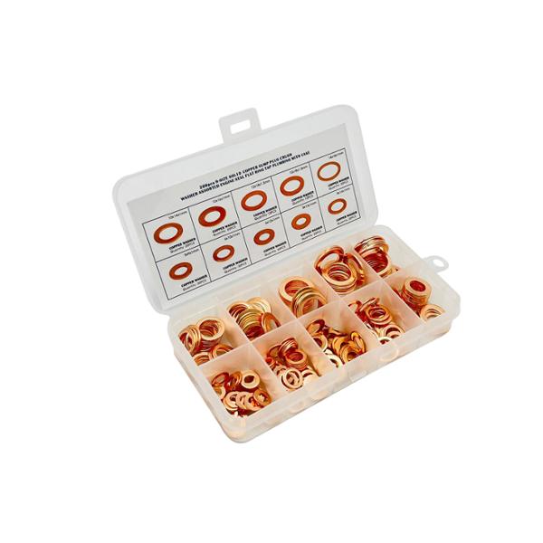 COFFRET JOINT CUIVRE DAM INT 5->14 (BOÎTE ASSORTIMENT DE 200 PCS)