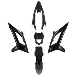 CARROSSERIE / CARENAGE MECABOITE TUN'R KIT BETA RR 50 NOIR 2021-> (5 PIECES)