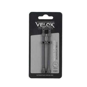 VALVE TUBELESS PRESTA VELOX ALU NOIR 80MM (X2)