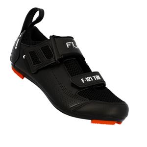 CHAUSSURE ROUTE / TRIATHLON FLR F121 NOIR 2 BANDES AUTO AGRIPPANTES (PR)