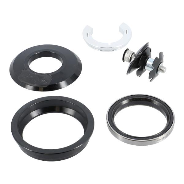 JEU DIRECTION VELO SEMI INTEGRE 1''1 / 8 56MM BLACKBEARING ZS56 / 28.6 -HAUT- POUR GAINES INTE