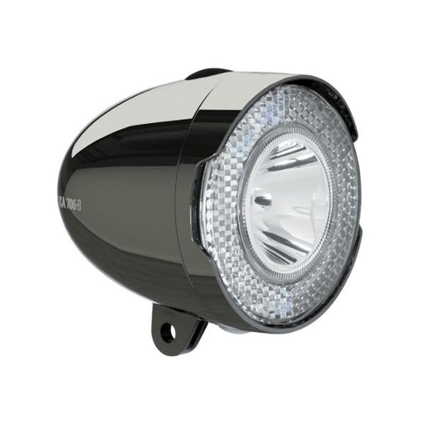 BICYCLE LIGHT LED FRONT BATTERY AXA CLASSIC 706 15LUX MUDGUARD MOUNT