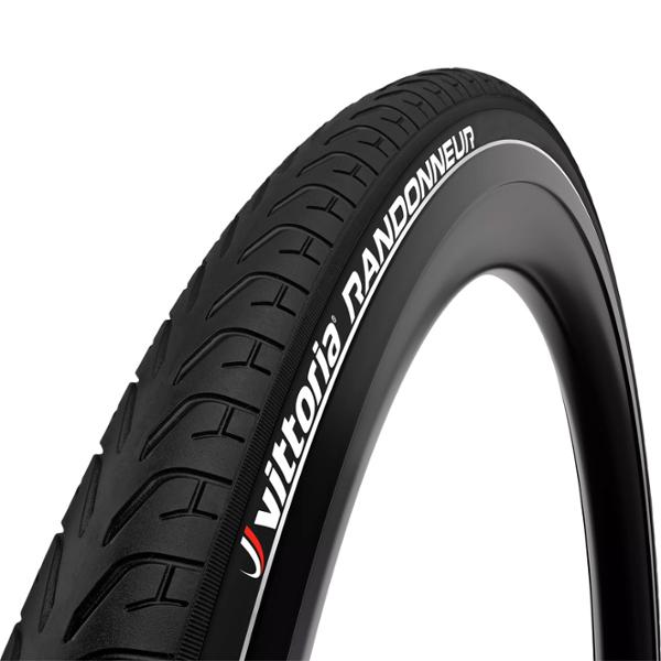 PNEU VTC / URBAIN 700X45C - 28X1.75 TR VITTORIA RANDONNEUR TT NOIR (47-622) VAE / EBIKE 50KM / H