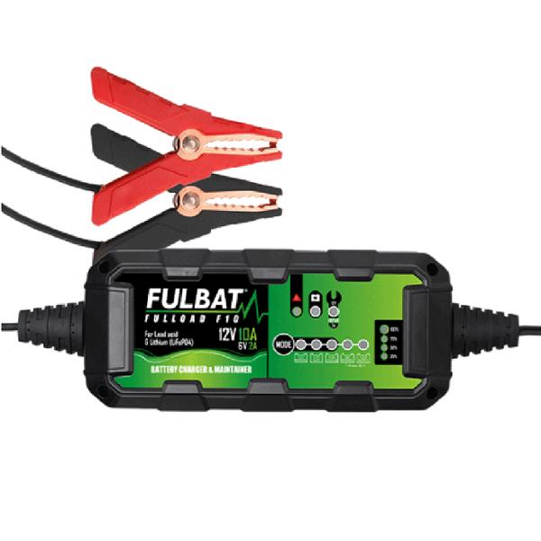 BATTERY CHARGER FULBAT FULLOAD F10 - 6V - 12V 10A