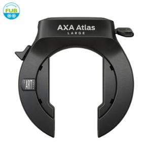 ANTIRROBO BICICLETA HORQ AXA ATLAS ANCHO NEGRO (APERTURA 72.5MM/OPCIÓN CABLE ANTIRROBO)