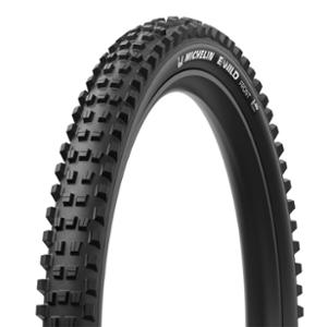 NEUMÁTICO MTB 27.5X2.60 TS MICHELIN E-WILD DELANTERO TLR NEGRO (65-584) E-BIKE 25 KM/H