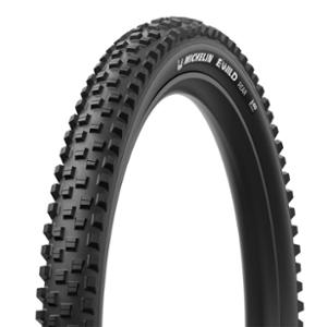 NEUMÁTICO MTB 27.5X2.60 TS MICHELIN E-WILD TRASERO TLR NEGRO (65-584) E-BIKE 25 KM/H