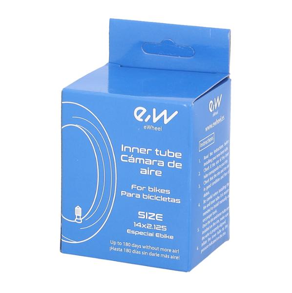 CÁMARA DE AIRE TROTTINETA ELÉCTRICA 14''X2.125 EWHEEL VÁLVULA VS DERECHO