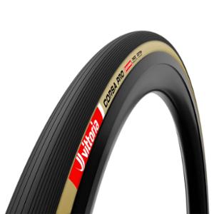 NEUMÁTICO CARRETERA 700X30C TS VITTORIA CORSA PRO TT NEGRO/BEIGE GRAPHENE 2.0 (30-622)