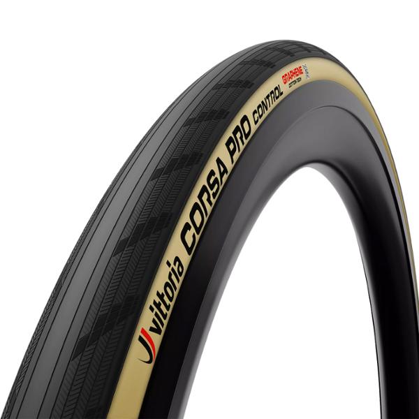 NEUMÁTICO CARR 700X32C TS VITTORIA CORSA PRO CONTROL TLR NEGRO/BEIGE GRAPHENE 2.0 (32-622)