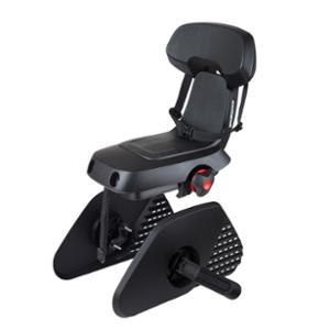 SILLA INFAN TRASER PARA MONTA EN SOPO EQUI POLISP GUPP JUNIO NEGR, COJÍN NEGR (120-175 MM)