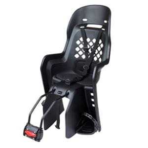 SILLA INFANTIL TRASERA PARA MONTAR EN CUADRO POLISPORT JOY FF NEGRO, COJÍN NEGRO <22 KG