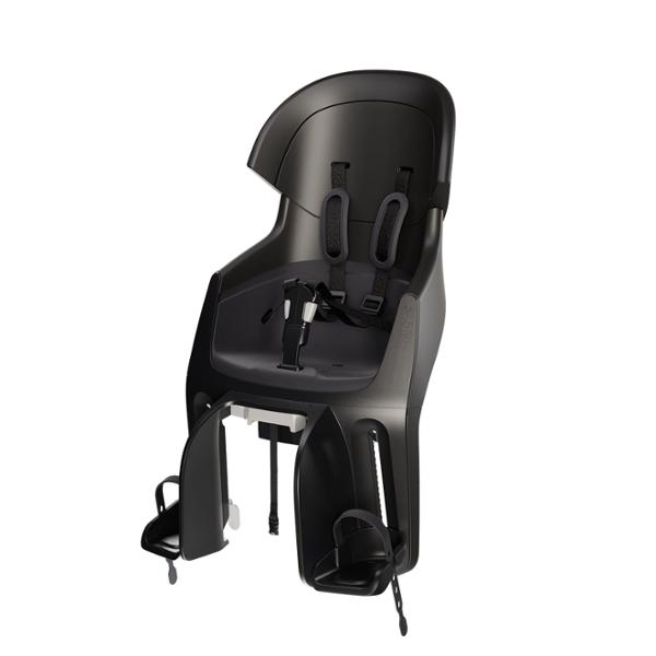 SILLA PORTABEBÉ TRASERA SOBRE PORTAEQ BOBIKE EXCLUSIVE EVOLVE MAXI RECLINABLE URBAN BLACK