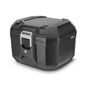 TOP CASE TR41TERRA SHAD 41L NEGRO CAPACIDAD PARA 2 CASCOS JET (PLATINA INCLUIDA)