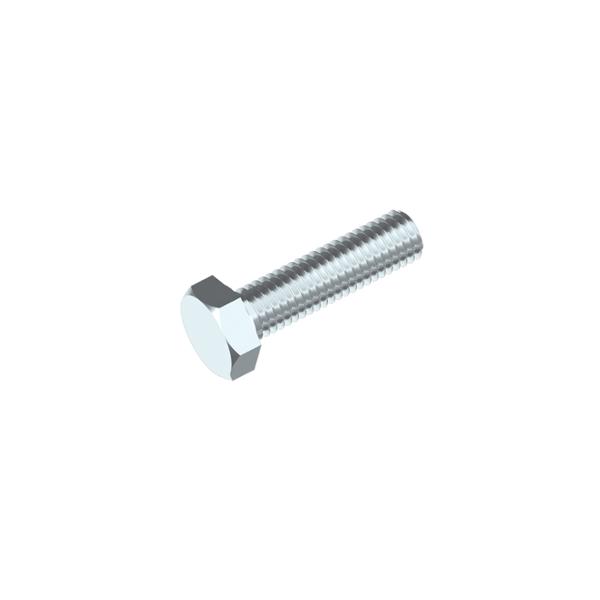 HEXAGONAL HEAD SCREW M4x12mm ZINC-PLATED STEEL    (X1)