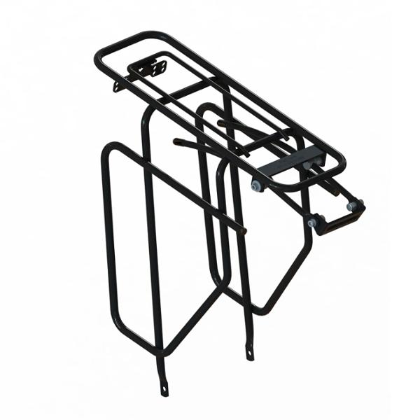 PORTE BAGAGE AR 26" A 28'' STECO TUBIC SLIM ACIER NOIR 25KG