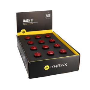 BICYCLE LIGHT REAR RECHARGABLE USB-C KHEAX NASH III 20L LED MAGNETIC FIXING   (BOX x 12)