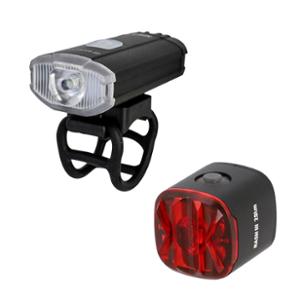 BICYCLE LIGHT LED F&R RECHARGABLE  USB-C KHEAX MIRZA/NASH III 150/20L HANDLEBAR MOUNT