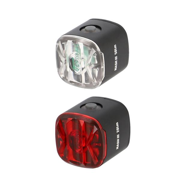 BICYCLE LIGHT FRONT & REAR RECHARGABLE USB-C KHEAX NASH III 50/20L MAGNETIC FIXING   (BOX x 12)