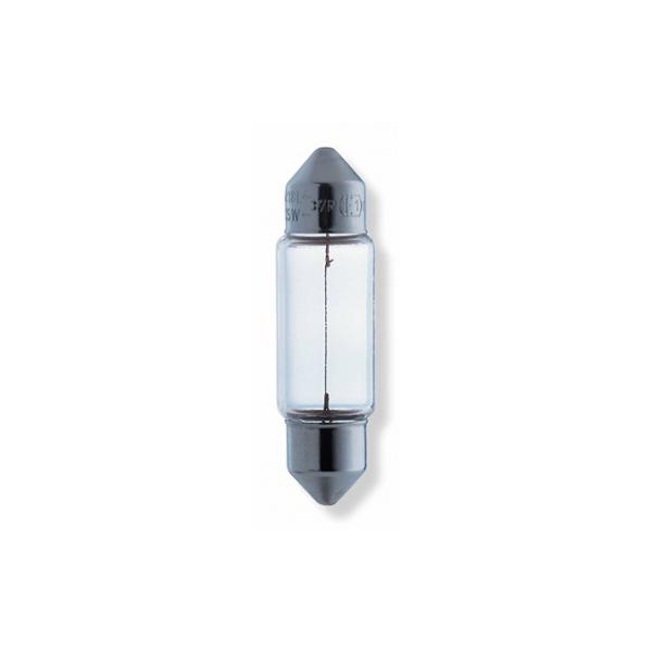 LAMPE / AMPOULE 12V 5W (C5W) BLANC OSRAM NAVETTE (FEU AR + STOP) (SV8,5-8) (X1)