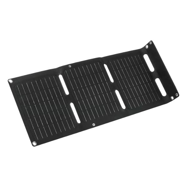 PANNEAU SOLAIRE PLIABLE 20W OSRAM SOLAR (CAPACITE DE RECHARGE UBS-C / A 5V 2,4A) INDICATEUR