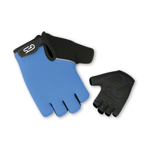 GUANTE DE BICICLETA VERANO GES CLASSIC AZUL/NEGRO TALLA S (PAR)