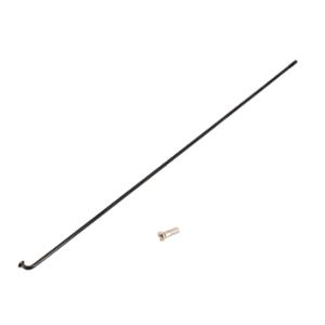 RAYON 2 MM INOX NOIR AVEC ECROU (X1) MACH1