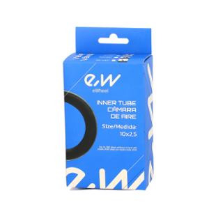 CHAMBRE A AIR TROTTINETTE ELECTRIQUE 10"X2.50 EWHEEL VALVE DROITE