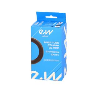 CHAMBRE A AIR TROTTINETTE ELECTRIQUE 200X50 EWHEEL VALVE COUDEE 135 / 45°