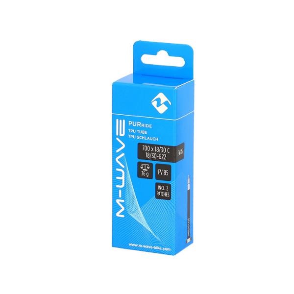 BICYCLE INNER TUBE 700C (18/30-622) PRESTA VALVE 85mm M WAVE TPU