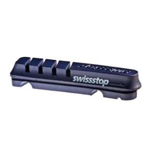 PATIN ROUTE SWISSSTOP FLASH EVO BXP BLEU JTE ALU GOMME HTE PERF.  ADAPT. SHIMANO / SRAM (2 P