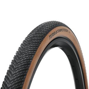 PNEU GRAVEL 700 TS CONTINENTAL TERRA COMPETITION TRAIL GRIP TLR NOIR / MARRON