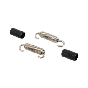 RESSORT POT INOX POLINI AVEC CAOUTCHOUC  LONG. 79MM (PR)