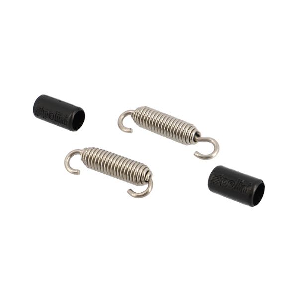 RESSORT POT INOX POLINI AVEC CAOUTCHOUC  LONG. 79MM (PR)