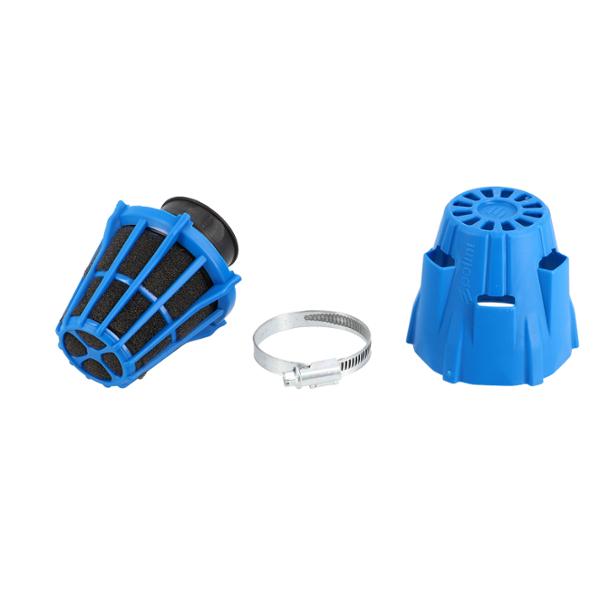 FILTRE A AIR POLINI AIR BOX BLEU ETANCHE 50 DROIT D37